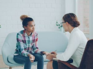 therapy office interior
