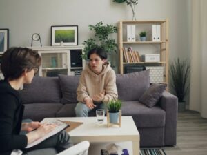 therapy office interior
