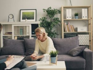 psychologist office interior
