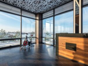 modern gym interior